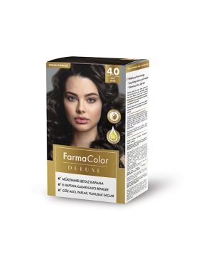FRM FARMACOLOR DELUXE HAIR DYE 4.0 صبغة شعر ديلوكس